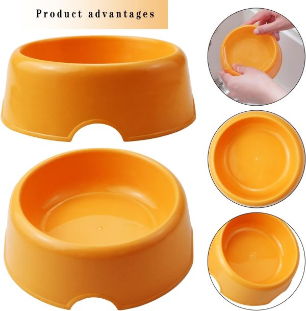 24 Pcs Plastic Pet Bowls for Cat Dog, Bulk Reusable Pet Bowls Feeding Rabbit Animal Practical Food Water Bowl Dog Cat Birthday Party Favors - Image 3