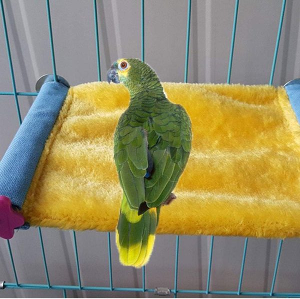 Winter Warm Bird Nest House Bed Hammock Toy for Pet Parrot Parakeet Cockatiel Conure Cockatoo African Grey Eclectus Amazon Lovebird Budgie Finch Canary Hamster Rat Chinchilla Squirrel Cage Perch - Image 2