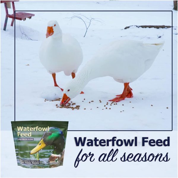 Natural Waterscapes Waterfowl Feed | Floating Pellets for Duck, Swan, Goose | 5 lb Resealable Bag | Use for Wild Duck, Pet Duck - Image 6