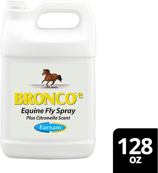 Farnam Broncoe Equine Fly Spray with Citronella Scent for Horses and Dogs, 128 Ounces, Gallon Refill - Image 12