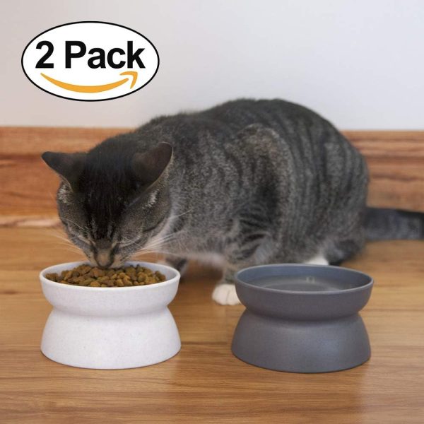 Kitty City Raised Cat Bowls, Small Bowl 2pk (Modern) - Image 6