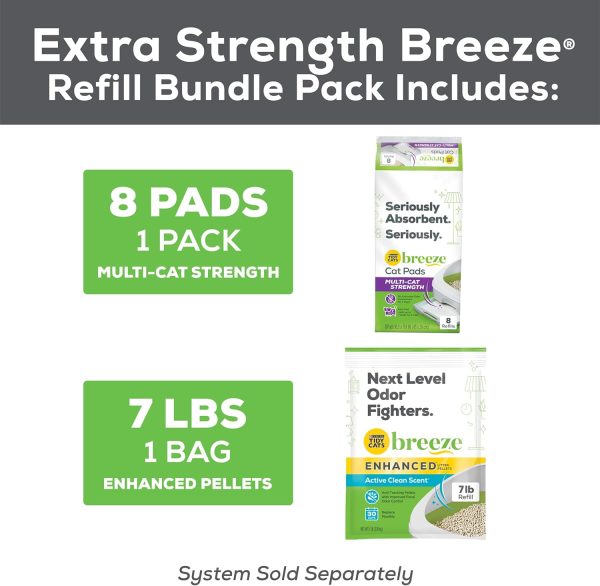 Purina Tidy Cats Breeze Cat Litter Extra Strength Refill Bundle - Image 3