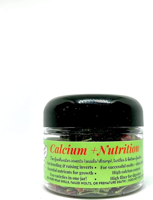 Calcium + Nutrition - Great for Picky Eaters and Growth - Snails, Shrimp, Bottom Dwelling Fish, Plecos, Crabs, and More! … B09X3LBXZP - Image 2