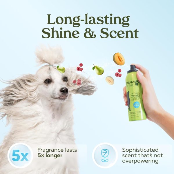 PAWFUME Premium Grooming Spray Dog Spray Deodorizer Perfume for Dogs - Dog Cologne Spray Long Lasting Dog Sprays - Dog Perfume Spray Long Lasting After Bath- Dog deodorizing Spray (Blue Ribbon) - Image 5