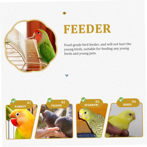 Kisangel 9pcs Parrot Feeding Hose Feeder Gavage Tubes Baby Bird Feeding Supplies Bird Feeding Milk Tool Birds Feeding Device Bird Milk Dispenser Pet Supply Feed Water Plastic Pet Supplies - Image 5