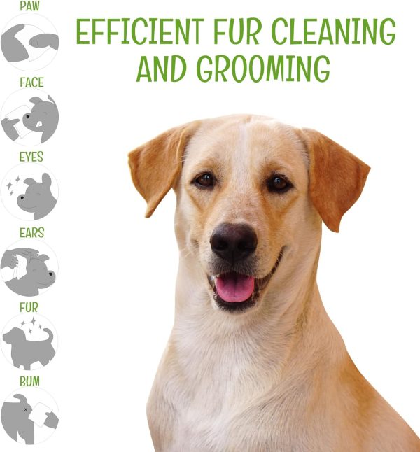 400 Dog Wipes for Paws and Butt Ears Eyes | Organic Pet Wipes for Dogs | Lavender Scented Dog Wipes Cleaning Deodorizing | Extra Thick Paw Wipes for Dogs Cats Pets | Bonus Glove Wipes Included - Image 8