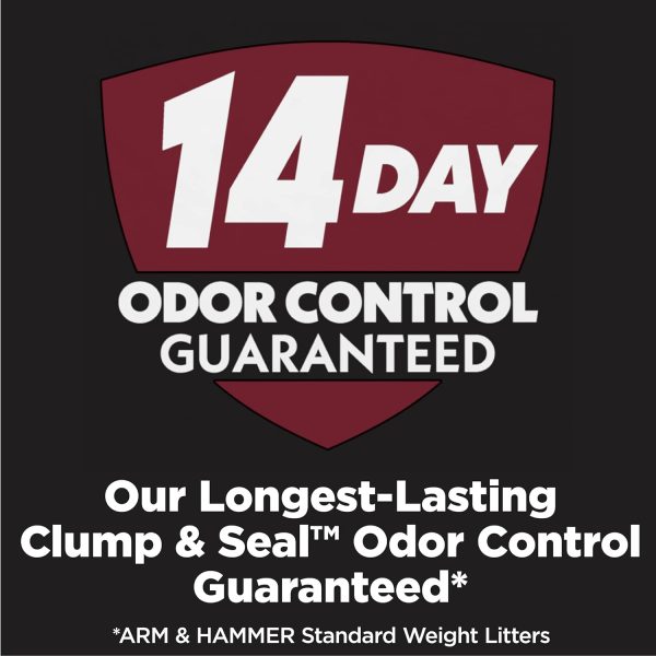 Arm & Hammer Clump & Seal Platinum Multi-Cat Complete Odor Sealing Clumping Cat Litter, 14 Days of Odor Control 18lb, Online Exclusive Formula - Image 2