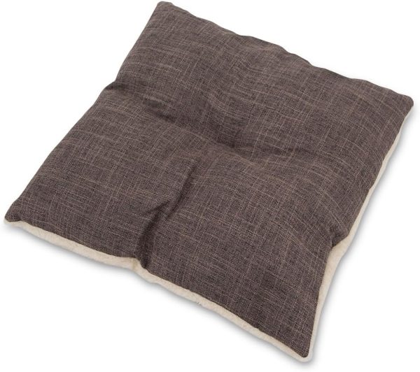 Pet Tent-Soft Bed for Dog and Cat by Best Pet Supplies - Brown Linen, 19" x 19" x H:19" - Image 4