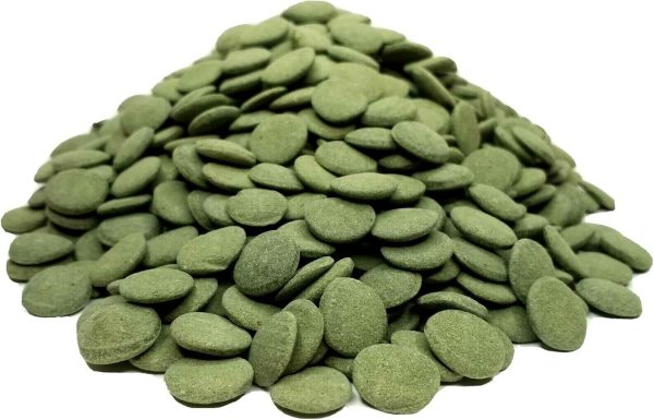 Aquatic Foods Inc. 12mm 1/2" Sinking Wafers of Algae & Spirulina Ideal for Plecos, Bottom Fish, Catfish, Shrimp, Snails, Crayfish, All Herbivorous & Omnivorous Tropical Fish...AFI Wafers..1-lb