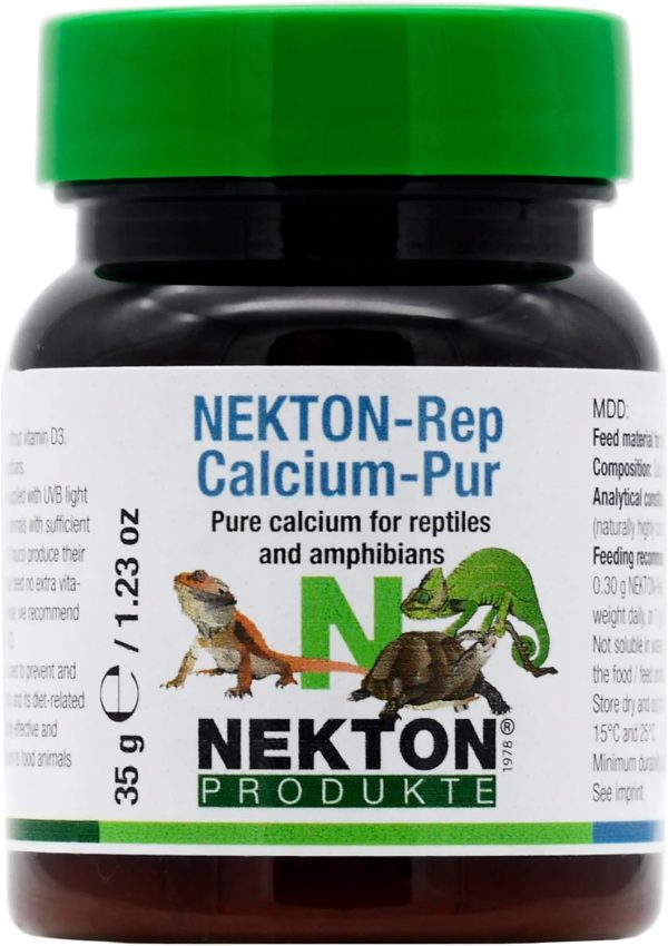 Nekton-Rep Calcium-Pur Pure Calcium for Reptiles and Amphibians,35g (1.24oz)