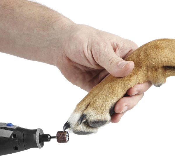 Dremel PawControl 7760-PGK Dog Nail Grinder and Trimmer - Cordless & Rechargeable Pet Grooming Tool Kit - Safe and Humane for Dogs, Cats, and Small Animals - Image 10