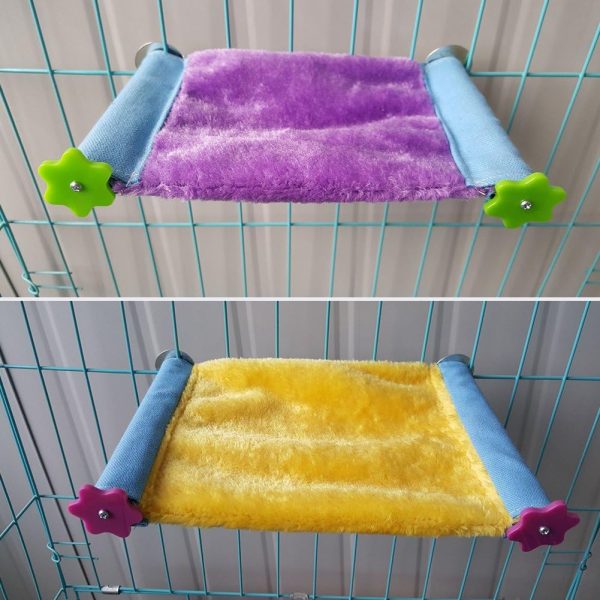 Winter Warm Bird Nest House Bed Hammock Toy for Pet Parrot Parakeet Cockatiel Conure Cockatoo African Grey Eclectus Amazon Lovebird Budgie Finch Canary Hamster Rat Chinchilla Squirrel Cage Perch - Image 3