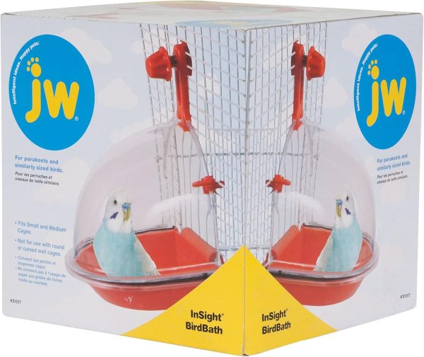 JW Pet Company Insight Bird Bath Bird Accessory, Multicolor - Image 5