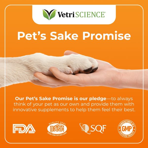 VetriScience Vetri Disc Joint Supplement for Dogs - Spine Support & Joint Health Dog Supplement with Chondroitin Sulfate, Vitamins B6, C & D, Calcium, Magnesium, Horsetail Herb & More - 180 Capsules​ - Image 4