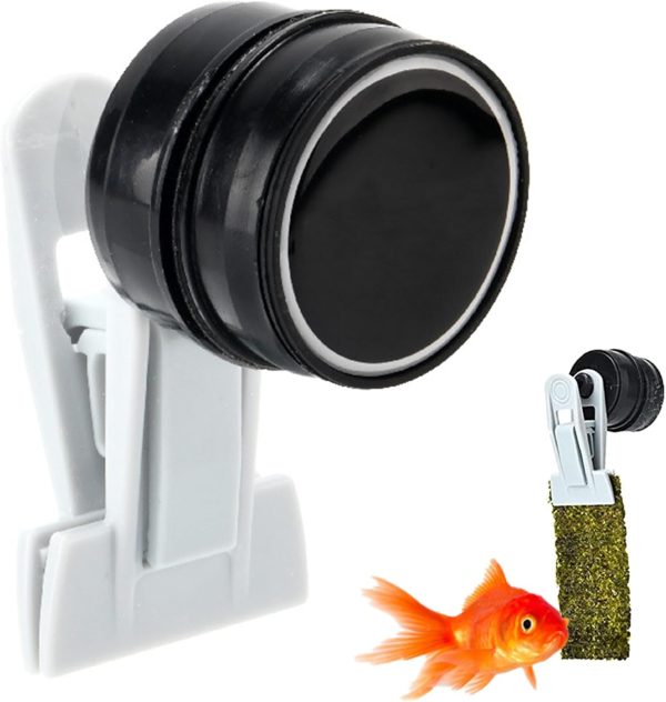 Seaweed Clip Strong Magnetic Seaweed Fish Feeder Clip Portable Fish Tank Feeder Mini Veggie Feeder Clip Practical Fish Tank Accessories for Fish and Aquatic Pets Seaweed Clip