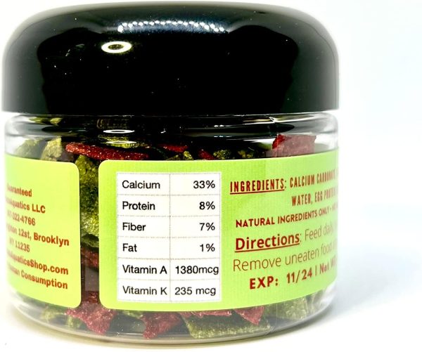 Calcium + Nutrition - Great for Picky Eaters and Growth - Snails, Shrimp, Bottom Dwelling Fish, Plecos, Crabs, and More! … B09X3LBXZP - Image 3