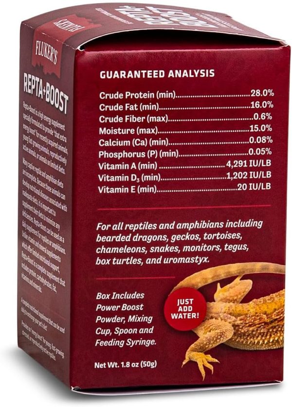 Fluker's Repta Boost, Insectivore and Carnivore High AMP Boost Reptile Supplement, 50gm - Image 3