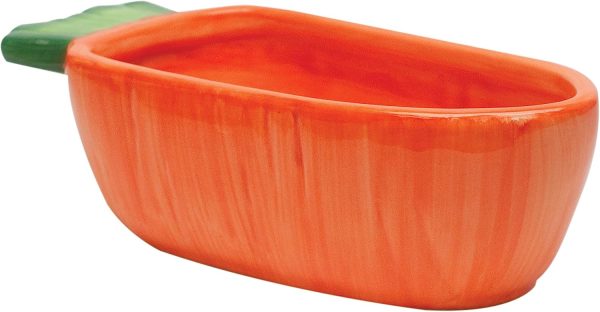 Kaytee Vege-T-Bowl Carrot 7.5 inches,Green