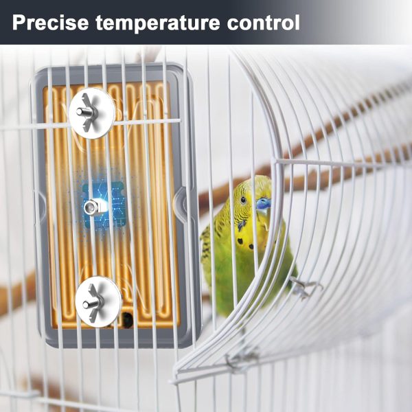 Fenocran Indoor Bird Heater Pad, USB Bird Warmer Heater, Bird Heater for Parakeets 4.5" X 7" - Image 3