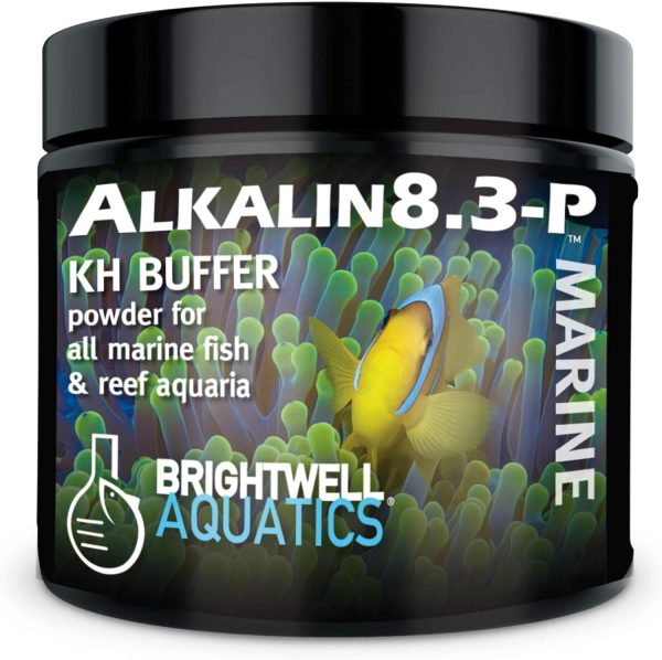 Brightwell Aquatics Alkalin8.3-P - Alkaline KH Buffer Powder for All Marine and Reef Aquariums, 250-g