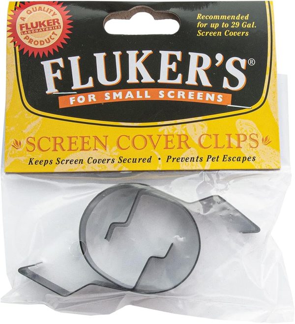 Fluker's Metal Screen Cover Clip for Reptile Terrariums - Image 2