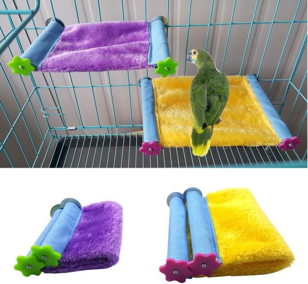 Winter Warm Bird Nest House Bed Hammock Toy for Pet Parrot Parakeet Cockatiel Conure Cockatoo African Grey Eclectus Amazon Lovebird Budgie Finch Canary Hamster Rat Chinchilla Squirrel Cage Perch