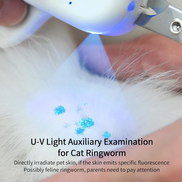 PAKEWAY Pet Nail Clipper with LED & -U-V Light, Cat Claw Trimmer with Ultra Bright LED Light for Nail Bloodline to Avoid Over Cutting, Sharp Angled Blade Grooming Tool for Dog Cat Rabbit Small Animals - Image 3