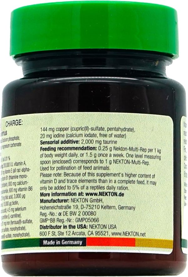 Nekton Multi-Rep Vitamins and Minerals for all Reptiles, 35gm,white - Image 3