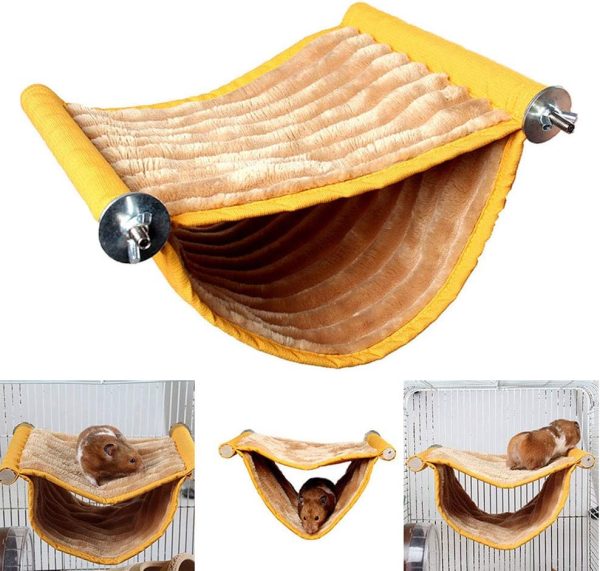 Bird Hut Nest House Hanging Hammock Bed Toy for Pet Parrot Parakeet Cockatiel Conure Cockatoo African Grey Amazon Lovebird Finch Canary Budgie Hamster Rat Gerbils Chinchilla Cage Swing - Image 2