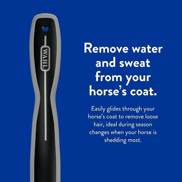 WAHL Professional Animal Equine Grooming Sweat Scraper Horse Tool - Black - Image 5