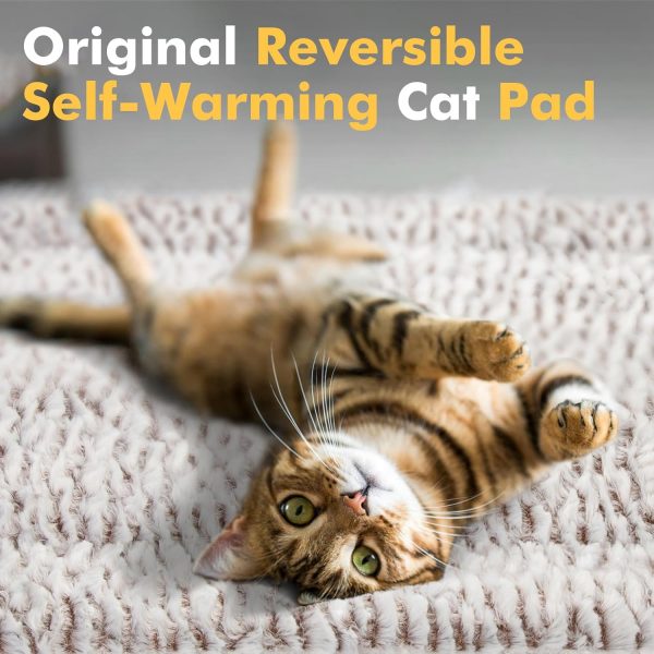 Self Heating Cat Pad Self Warming Cat Bed 27.5" x 18.5" Thermal Cat Mat Extra Warm Pet Mat for Outdoor and Indoor Large Kittens Small Puppy Pets - Image 6