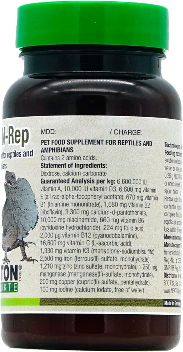 Nekton-Rep Vitamin Mineral Supplement for Reptiles and amphibians, 75gm - Image 2