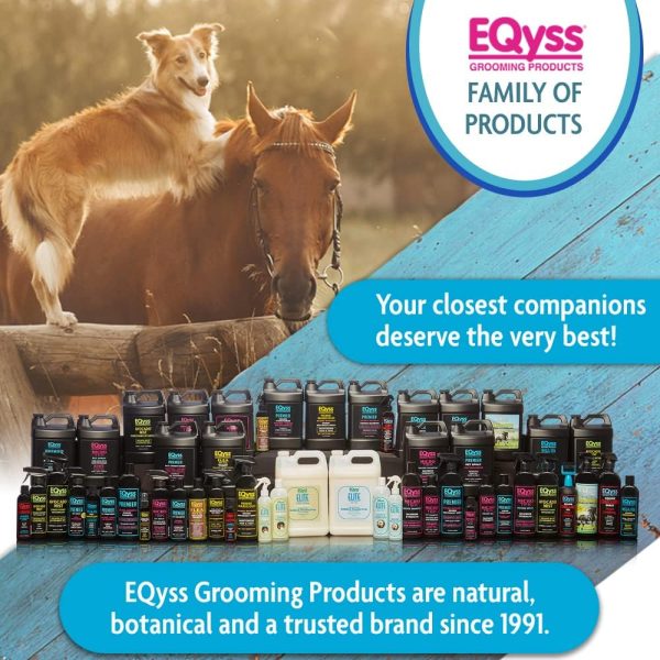 EQyss Mega-Tek Equine Horse Rebuilder - Repair & Strengthen Dry Hooves, Manes, Tails - Reduce Hair Breakage, Condition Blanket Rubs, Bed Sores (16 oz) - Image 5