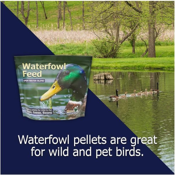 Natural Waterscapes Waterfowl Feed | Floating Pellets for Duck, Swan, Goose | 5 lb Resealable Bag | Use for Wild Duck, Pet Duck - Image 5