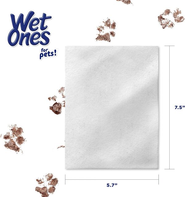 Wet Ones for Pets Cat Cleaning Wipes - Fresh Scent Cat Grooming Wipes with Aloe Vera - Safe Cat Hygiene Supplies - Cat Fur Cleaner - Cat Dander Wipes - Kitten Wipes - Pet Cleaning Supplies - 50 Count - Image 6