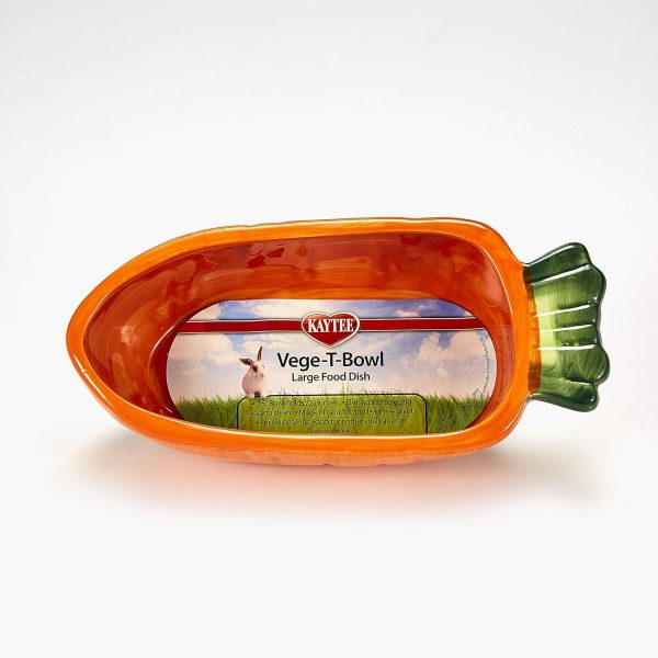 Kaytee Vege-T-Bowl Carrot 7.5 inches,Green - Image 2