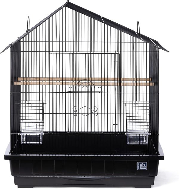 Prevue Pet Products Conure Manor Metal Birdcage for Small, Medium Birds with 2 Cups and Perches - Image 5