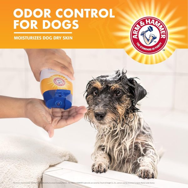 Arm & Hammer Deodorizing Dog Shampoo for Smelly Dogs & Puppies with Baking Soda - Tearless, Moisturizing Dog Shampoo for Sensitive Skin - Dog Odor Shampoo - Kiwi Blossom Scent, 20 Fl Oz - Image 4