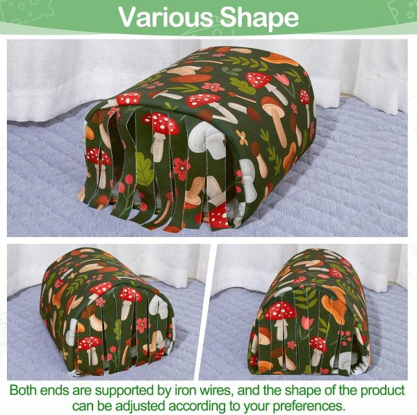 Guinea Pig Hideout Washable Guinea Pig Tunnel with Curtains Hamster Hideout Cozy Guinea Pig House Fit for Guinea Pig Cages Soft Guinea Pig Accessories for Small Animals Hamster/Chinchilla/Bunny - Image 5