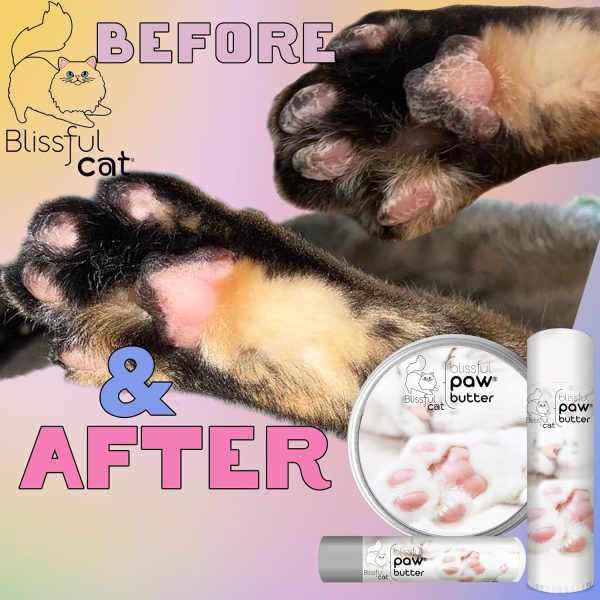 The Blissful Cat Paw Butter, Moisturizer for Dry Paw Pads, Softens and Protects a Rough Paw, Versatile, Lick-Safe Cat Paw Balm, 0.15 oz. - Image 7