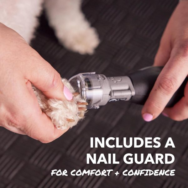 Dremel PawControl 7760-PGK Dog Nail Grinder and Trimmer - Cordless & Rechargeable Pet Grooming Tool Kit - Safe and Humane for Dogs, Cats, and Small Animals - Image 4