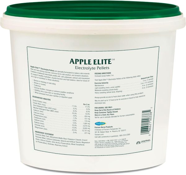 Farnam Apple Elite Electrolyte Pellets 7.5 pounds, 40 Day Supply - Image 9