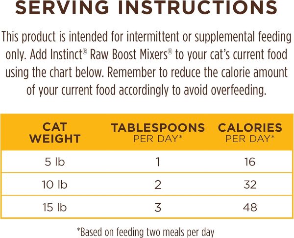 Instinct Raw Boost Mixers Freeze Dried Raw Cat Food Topper, Grain Free Cat Food Topper 6 Ounce (Pack of 1) - Image 9