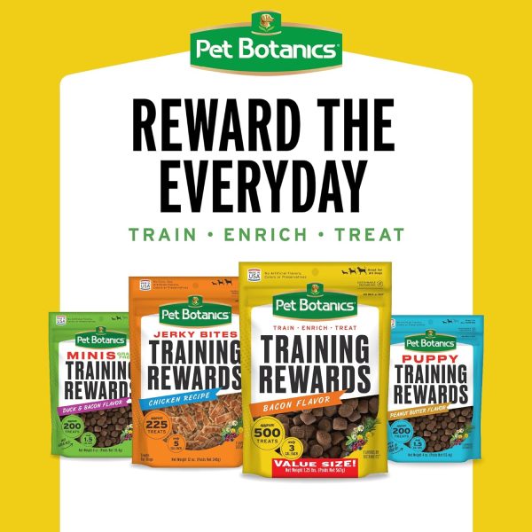 Pet Botanics Training Rewards Treats for Dogs, Made with Real Pork Liver, Focuses, Motivates, Rewards, Speeds Up Learning Curve, No BHA, BHT, Ethoxyquin, Bacon, 20 oz (1 pack) - Image 7