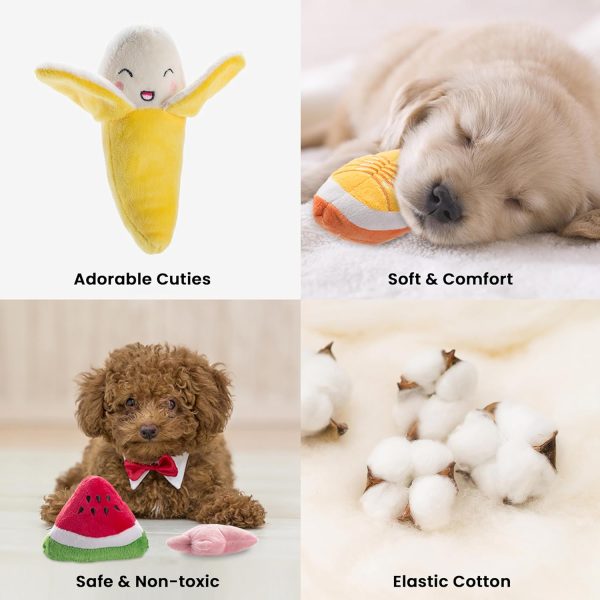 Nocciola Dog Squeaky Toys, Plush Small Dog Toys for Dogs, Stuffed Dog Toys with Squeakers,12 pcs Puppy Toys with a Carrying Bag for Small Medium Size Dogs - Image 2