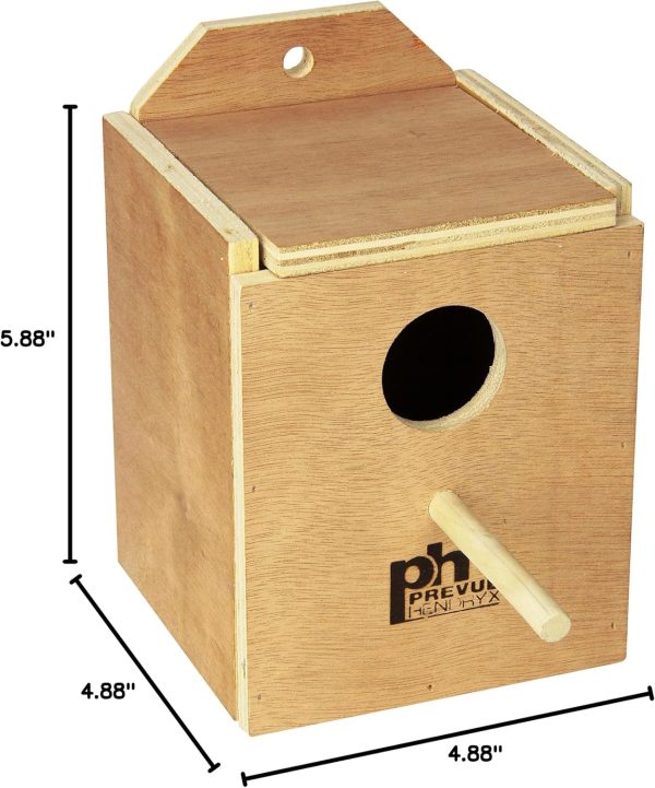 Prevue Pet Products BPV1101 Wood Inside Mount Nest Box for Birds, Finch - Image 2