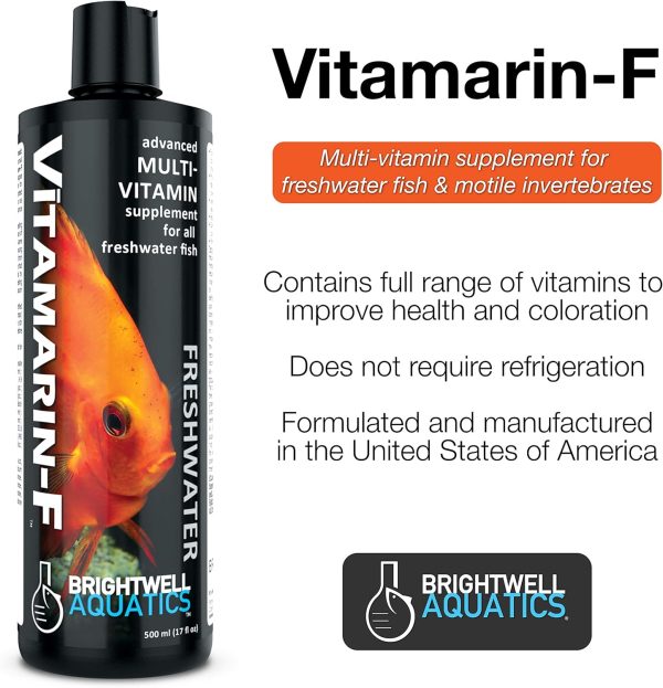 Brightwell Aquatics Vitamarin F - Advanced Multivitamin Supplement for Freshwater Fish 250-ml - Image 2