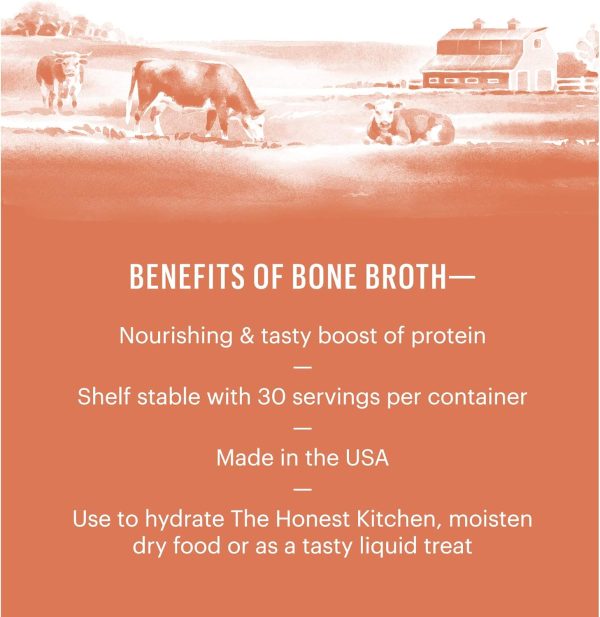 The Honest Kitchen Daily Boosts: Instant Beef Bone Broth Liquid Treat with Turmeric for Dogs and Cats, 3.6oz - Image 3