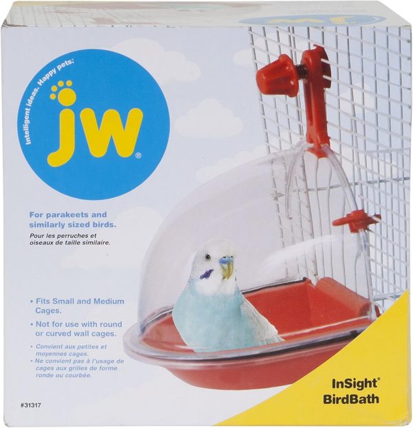 JW Pet Company Insight Bird Bath Bird Accessory, Multicolor - Image 4