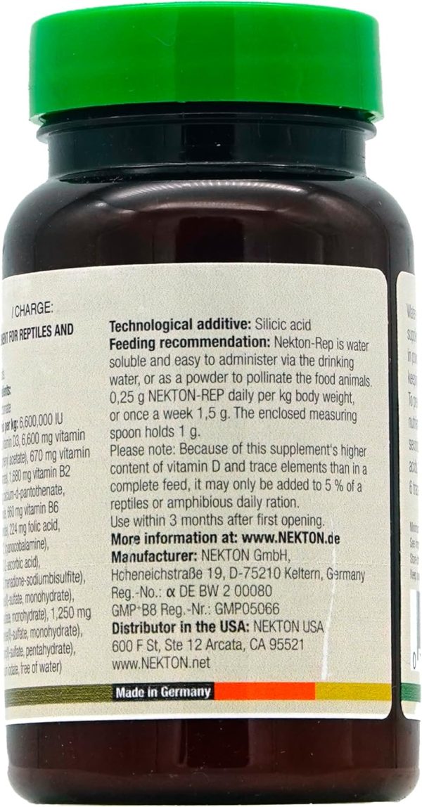 Nekton-Rep Vitamin Mineral Supplement for Reptiles and amphibians, 75gm - Image 3